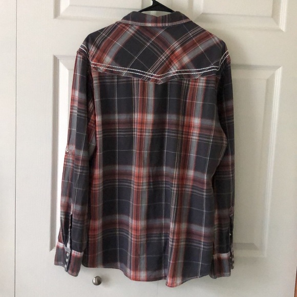 BKE Mens Slim Fit Button Down L/S Shirt X-Large - Picture 5 of 13